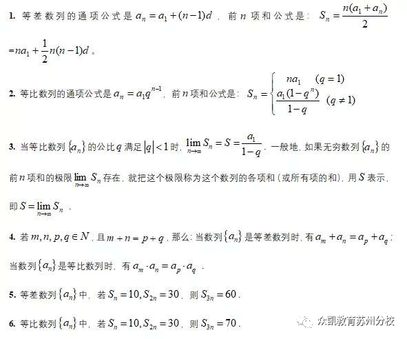 MBA管理类联考数学公式