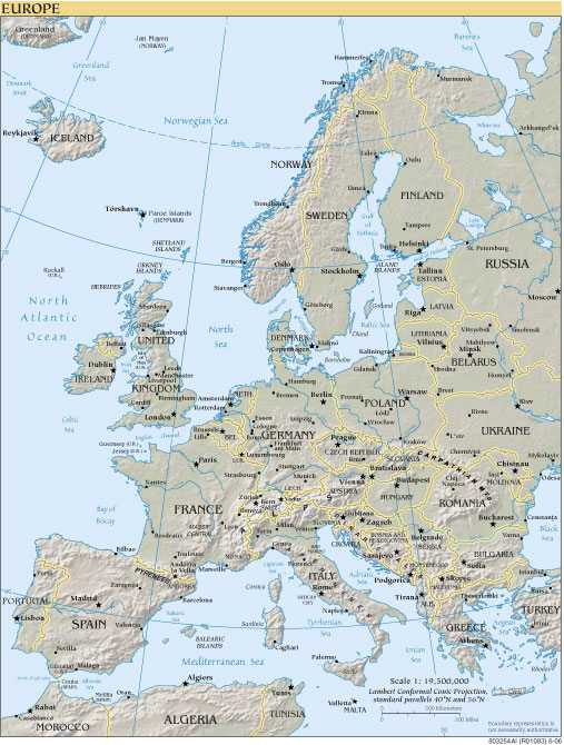 Europe Map